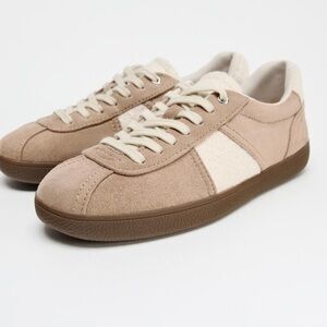 NWOT Zara brown sneakers